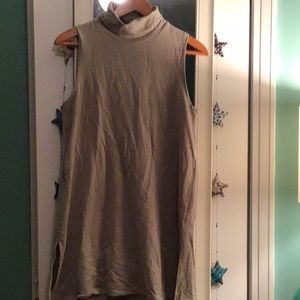 Garnet Hill mock turtleneck tunic S